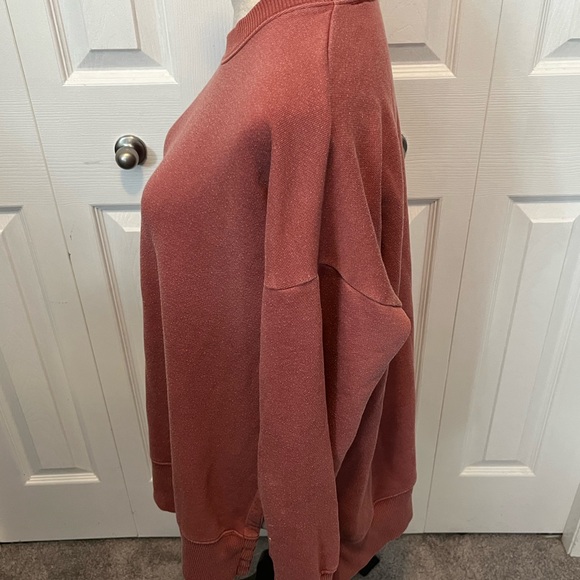 Aerie size S Oversized Mauve Dusty Rose Pullover Sweatshirt - Picture 8 of 15